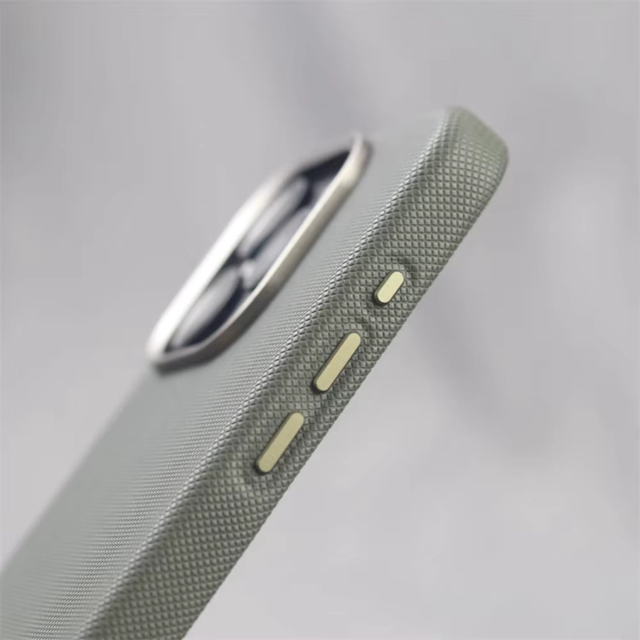 YUEDESHENG Magnetische Schutzhülle aus PU-Leder und Legierung für iPhone 17 16 Pro Max 15 14 13 mit Magsafe Kompatibilität in Blau - Bild 2