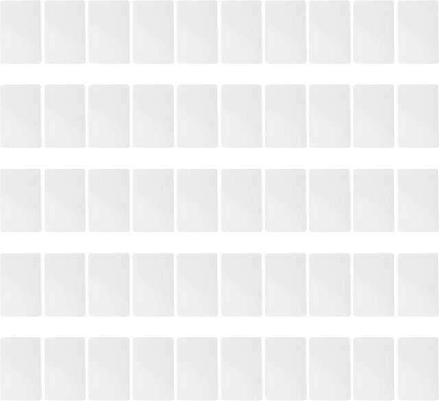 50 Stück GoolRC IDT5577 Blankokarten kontaktlos in Weiß für Zugangskontrolle und NFC - Bild 1