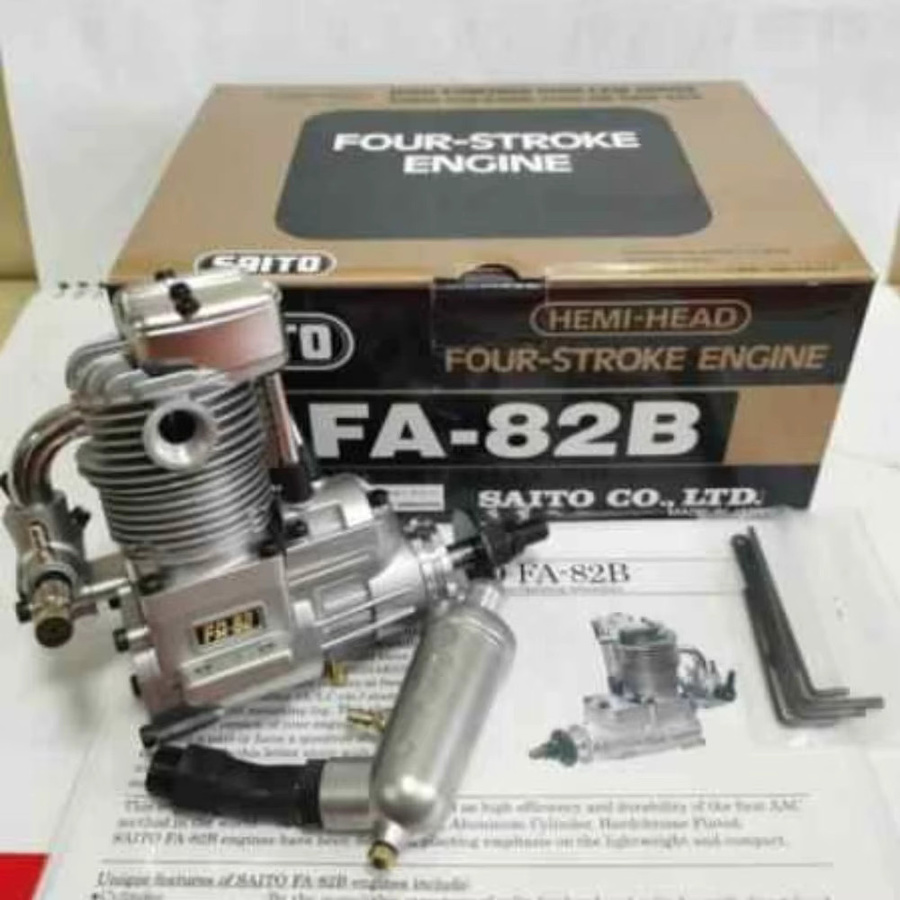 SAITO FA-82B FA82B 13,5cc 4-Takt Benzinmotor, ölbetrieben - Bild 5