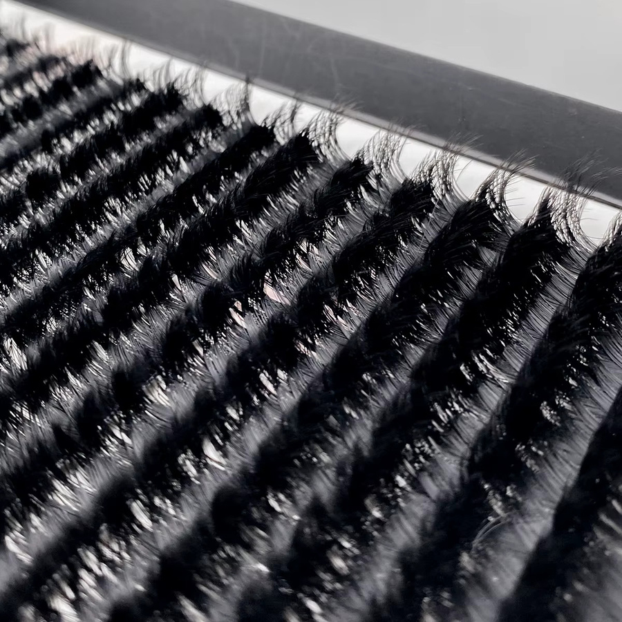 Q&DYHDHZP Falsche Wimpern, Segmentiert, Faux-Nerz, 150D - Bild 6