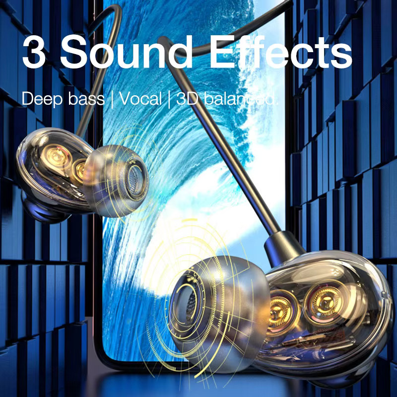 EARDECO Bluetooth-Kopfhörer mit Bass und Mikrofon in Schwarz - Bild 3