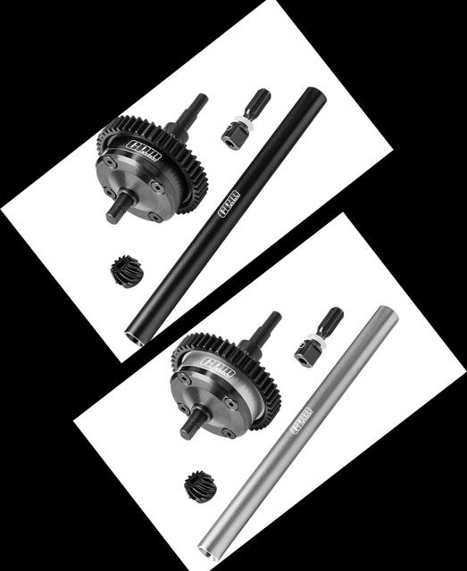 GPM Mini Maxx / Mini XRT 108076-1 Kohlenstoffstahl & 7075 Alloy Center Complete Diffs, Zubehör, Metall - Bild 1