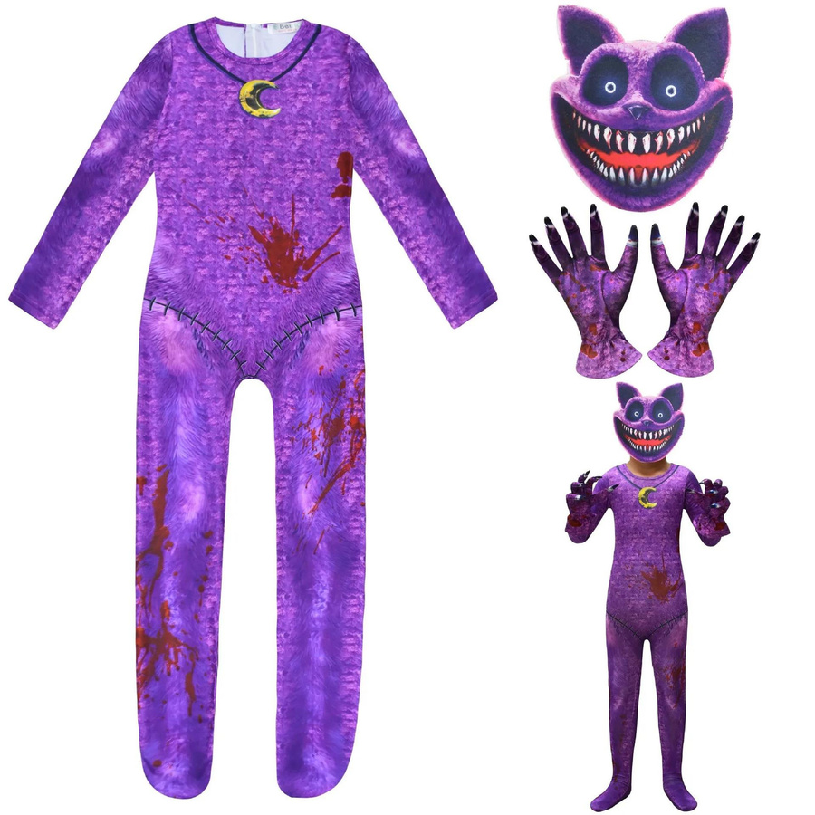 Lachende Tiere Cat Nap Cosplay Kostüm Overalls für Kinder - Bild 4