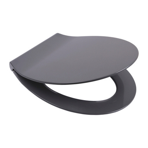 Sanilo WC-Sitz Flat in Grau, oval, B/L: 37,7 x 47 cm - Bild 4