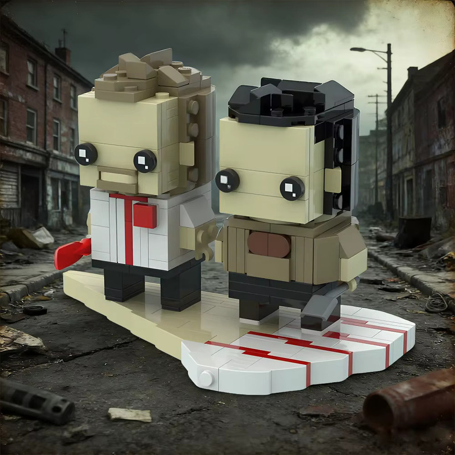 Gobricks Shaun of the Dead, Bausteine Modell, Actionfiguren - Bild 3