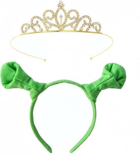 Haarband Grünes Monster, Stoff, Unisex - Bild 1