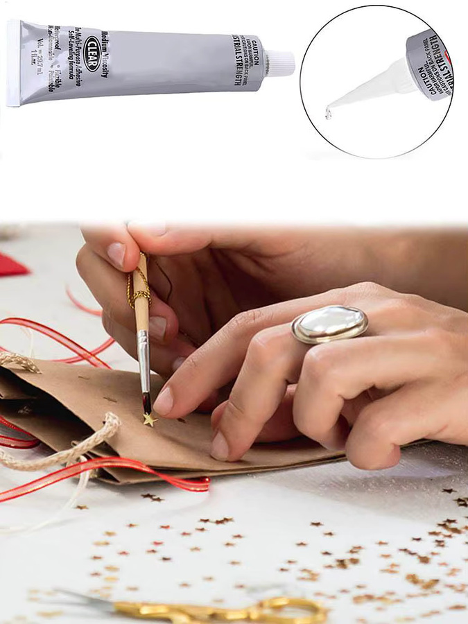 E6000 Flüssiger Kleber Transparent für DIY Bastelarbeiten und Schmuckherstellung 2,0 l - Bild 6
