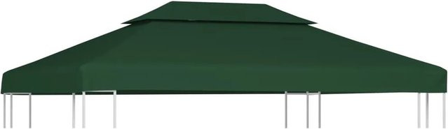 vidaXL Pavillon-Ersatzdach aus Polyester in Grün, B x T: 4 x 3 m, 300 g/m² - Bild 1