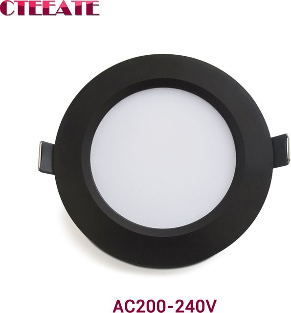 CTEEATE LED Downlight Einbaustrahler IP65 wasserdicht, rund, weiß, für Innenräume - Bild 1