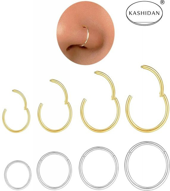 KASHIDAN Nasenring, Edelstahl, Unisex - Bild 1