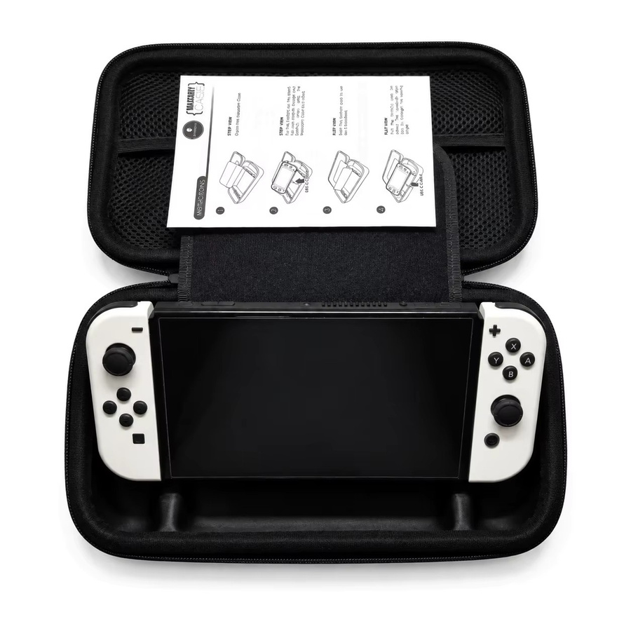 Skull & Co. MaxCarry Case Hartschalen-Aufbewahrungstasche für Nintendo Switch, Nintendo Switch OLED und Ayn Odin 2 Portal in Schwarz - Bild 5