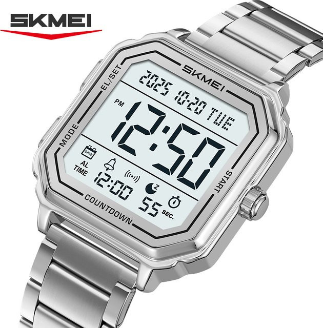 SKMEI Armbanduhr, Chronograph, Digitaluhr, Silikon, Herren - Bild 1