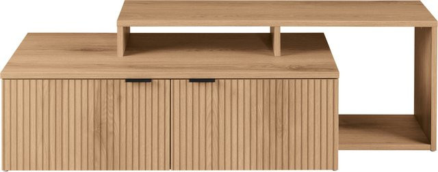 LIVARNO Lowboard in Eichenoptik Braun mit 2 Türen für dein Wohnzimmer - Bild 1