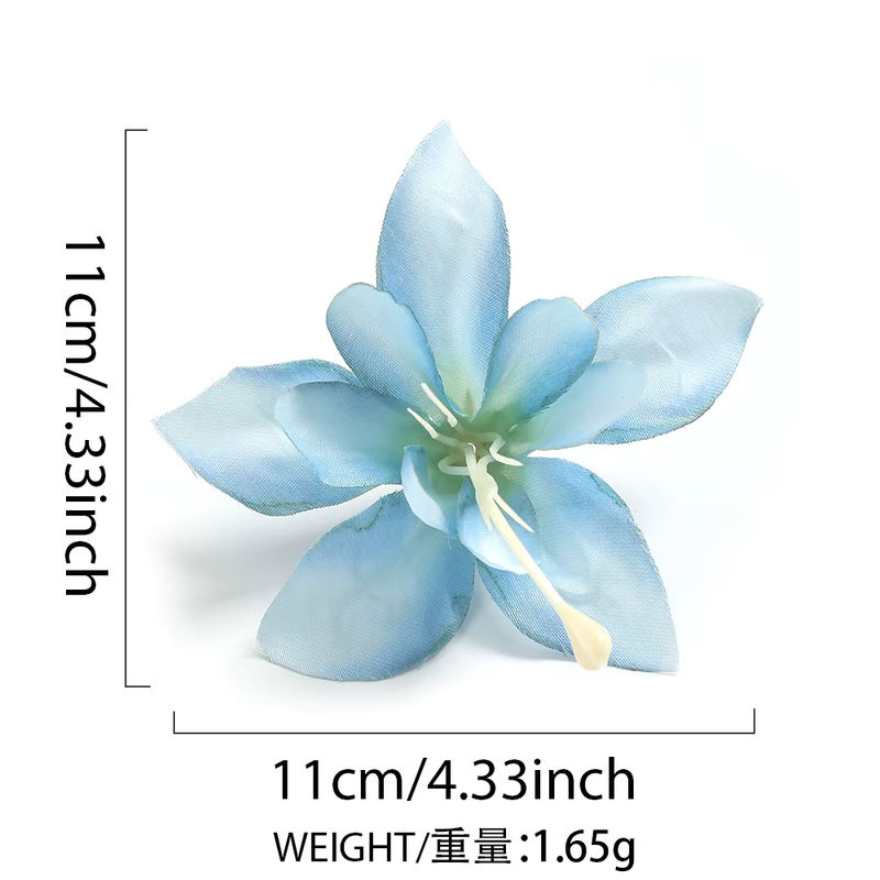 10 oder 20 Stück Künstliche Lotusblumen aus Textil in Lila und Mehrfarbig für Dekorationen bei Hochzeiten oder zum Muttertag - Bild 6