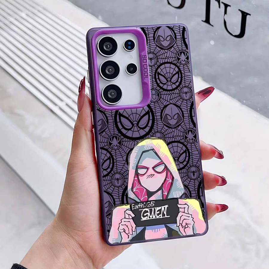 Bunte Spider-Man Handyhülle für Samsung Galaxy S26 S25 S24 S23 S22 S21 S20 FE Ultra Plus und Edge Modelle - Bild 2