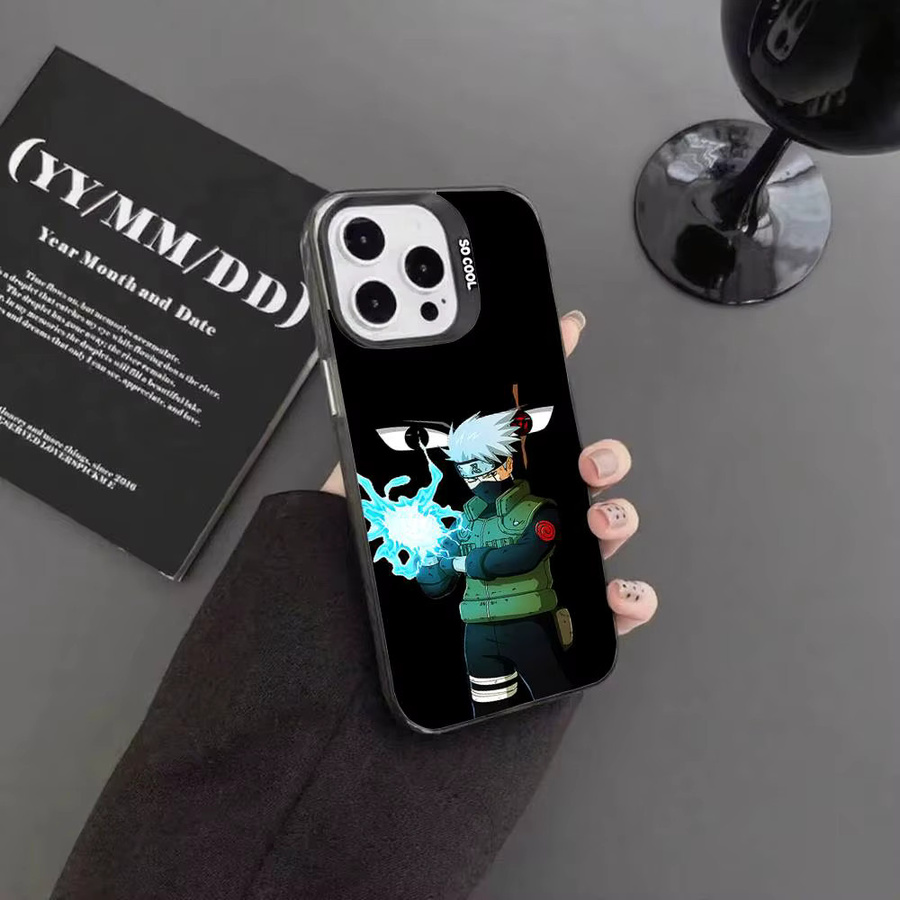 Naruto Sharingan Handyhülle für Apple iPhone 11 12 13 14 15 16 17 Pro Max Plus Mini Bunt - Bild 2