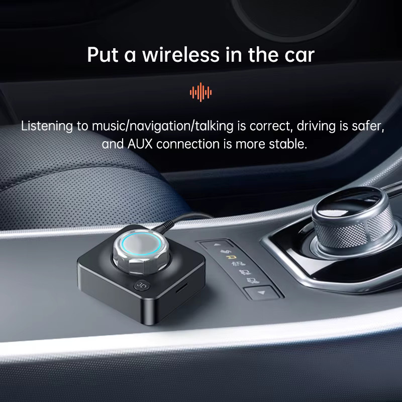 VAORLO Bluetooth Audio Receiver 3D Stereo Musik Wireless Adapter mit TF-Karte und RCA sowie 3,5 mm Klinke in Schwarz - Bild 3