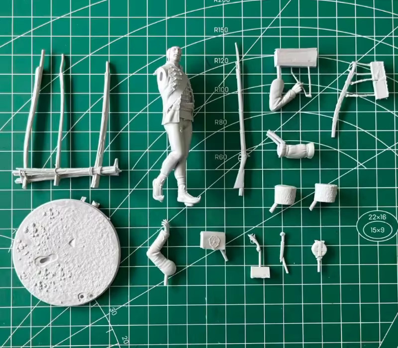 JIJIE Antiker österreichischer Soldat, Modellbausatz, 1:24, 75 mm - Bild 2