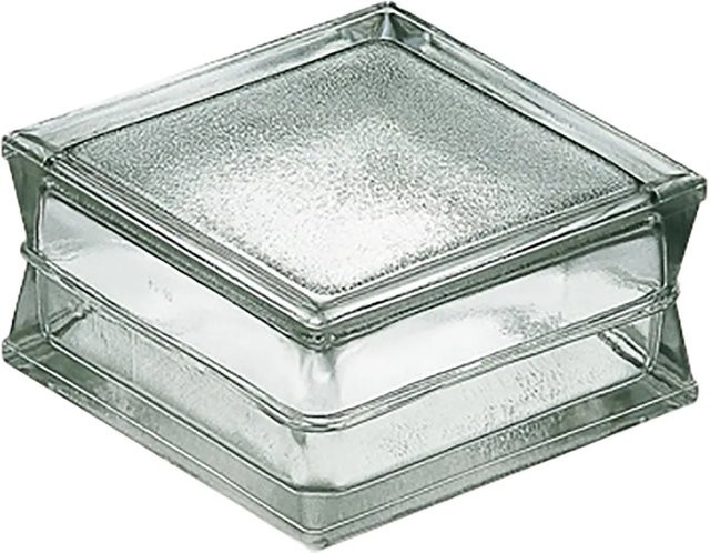 Fuchs Design Betonglas Gehämmert 1-Seitig Satiniert in Betonoptik B/T/H: 19 x 19 x 10 cm - Bild 1
