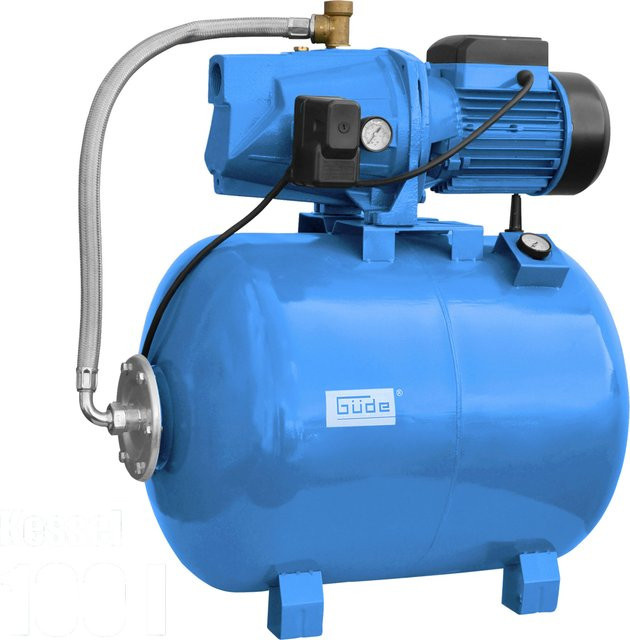 GÜDE Hauswasserwerk HWW 2100 G Gartenpumpe in Blau - Bild 1