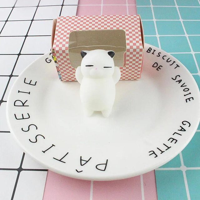 Yiran toy Katzen Mochi Squishy Mini Kawaii Tier Squishies Spielzeug - Bild 1