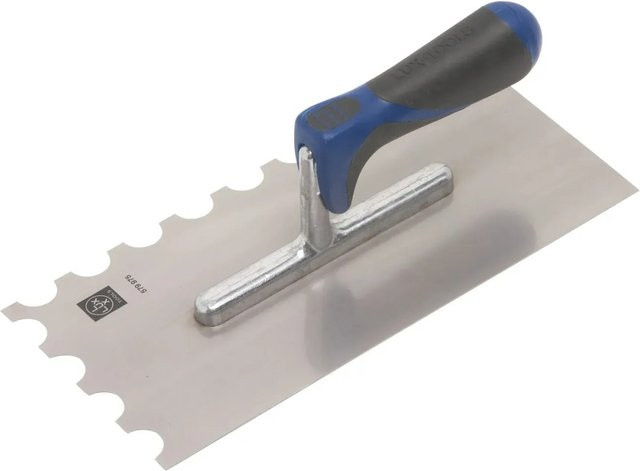 LUX-TOOLS Glättekelle Spezial Comfort aus rostfreiem Edelstahl in Silber - Bild 1