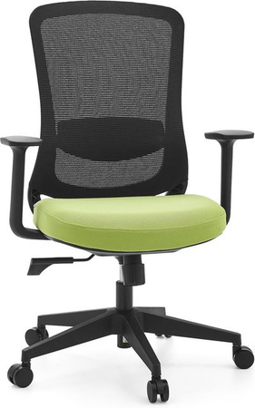 hjh OFFICE Home Office Bürostuhl Sedito mit Armlehnen aus Stoff und Netzstoff
