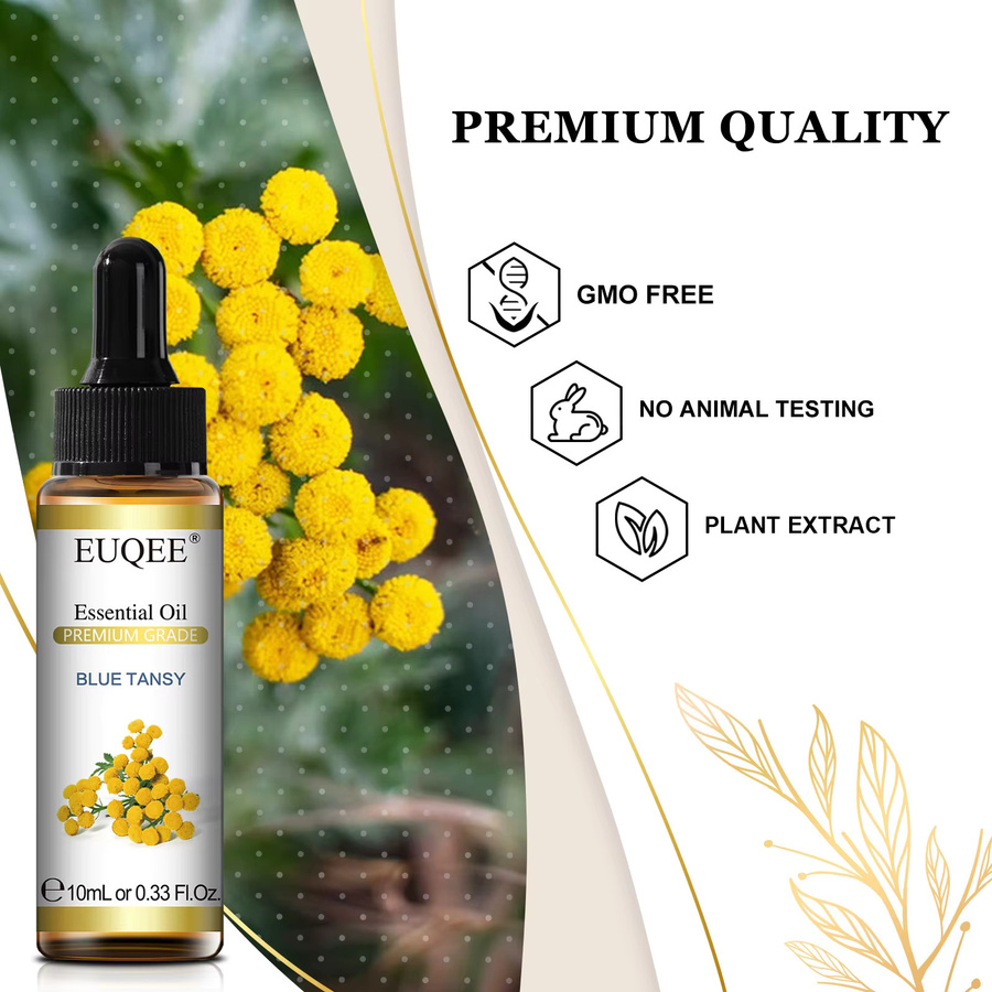 EUQEE Aromaöl Blue Tansy Cardamom Lime Palo Santo, 10 ml - Bild 3