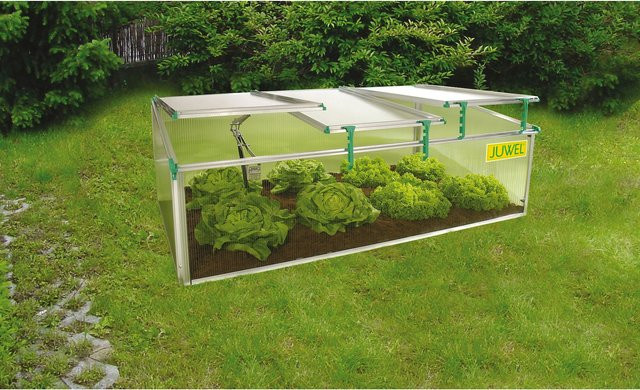 Juwel Biostar 1500 Frühbeet mit Fensterautomat und automatischer Belüftung, B/T/H: 150 x 80 x 50/40 cm - Bild 1