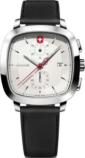 Wenger Chronograph, Quarz, Edelstahl, 40 mm, Herren - Bild 1