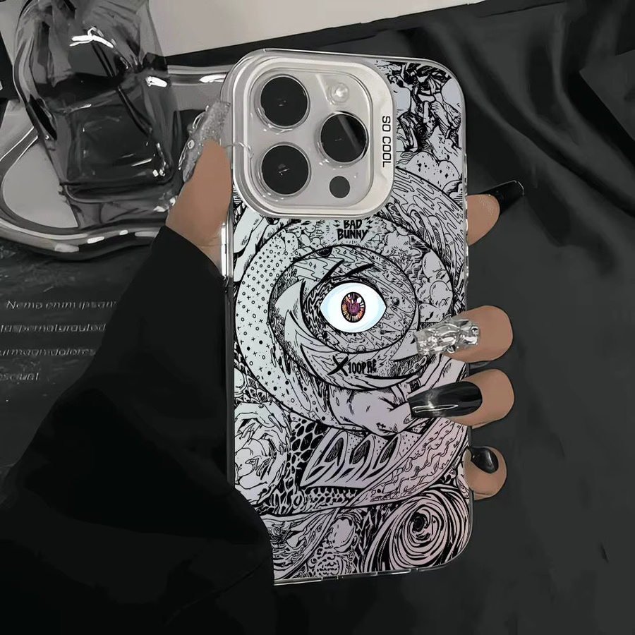 Bad Bunnys X100pre Handyhülle für iPhone 11 bis 17 Pro Max, matt und stoßfest, Multicolor - Bild 4