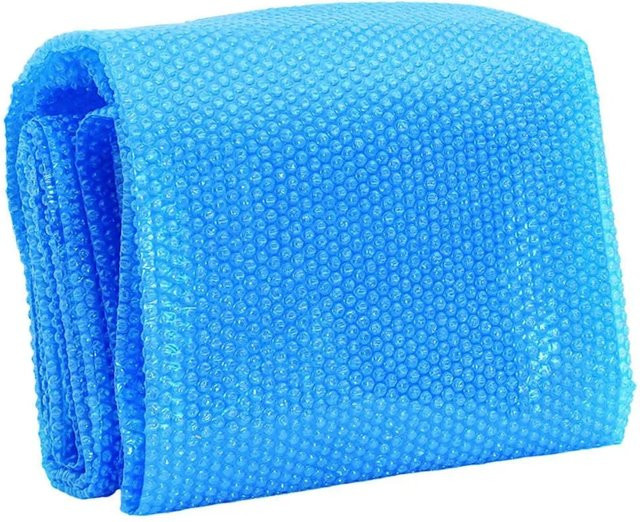 Furnicato Runde Solar Pool-Abdeckung aus PE-Folie in Blau, Durchmesser: 549 cm - Bild 1
