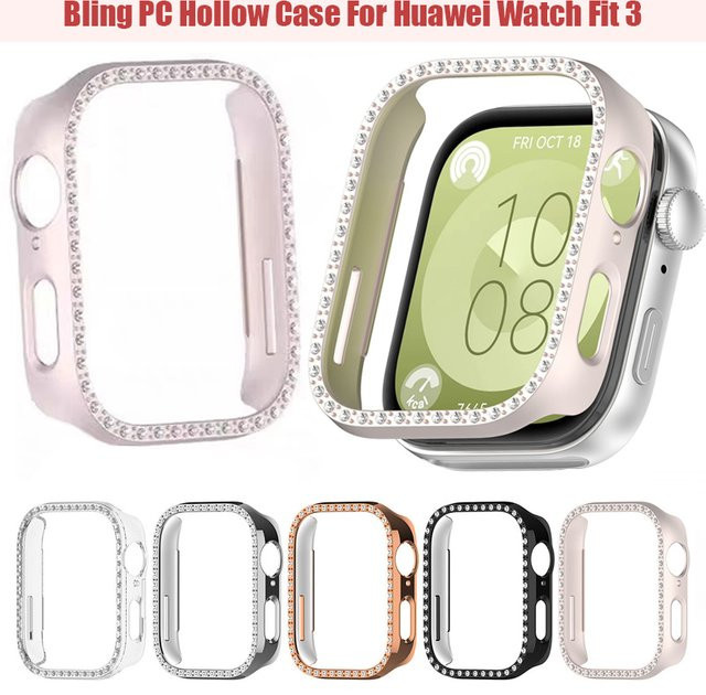 FancyWrist Smartwatch Schutzhülle, Diamant, Kunststoff, Silber, Unisex - Bild 1