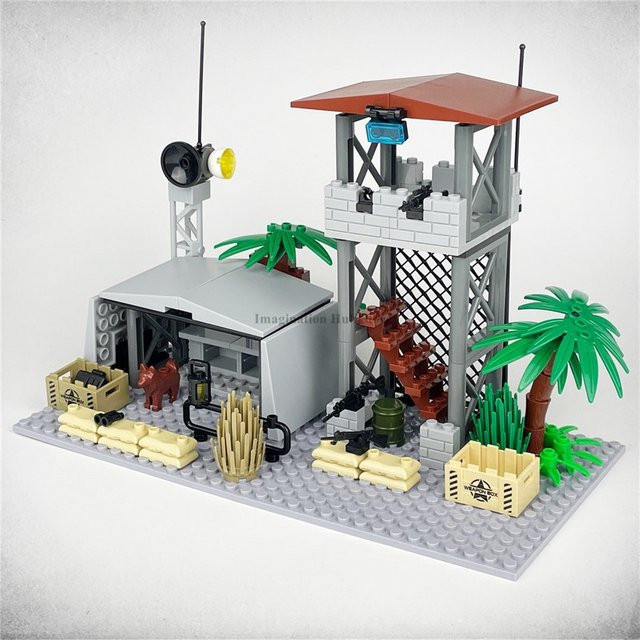 Supfy MOC City Militär-Wachturm, Bausteine, Lernspielzeug - Bild 1