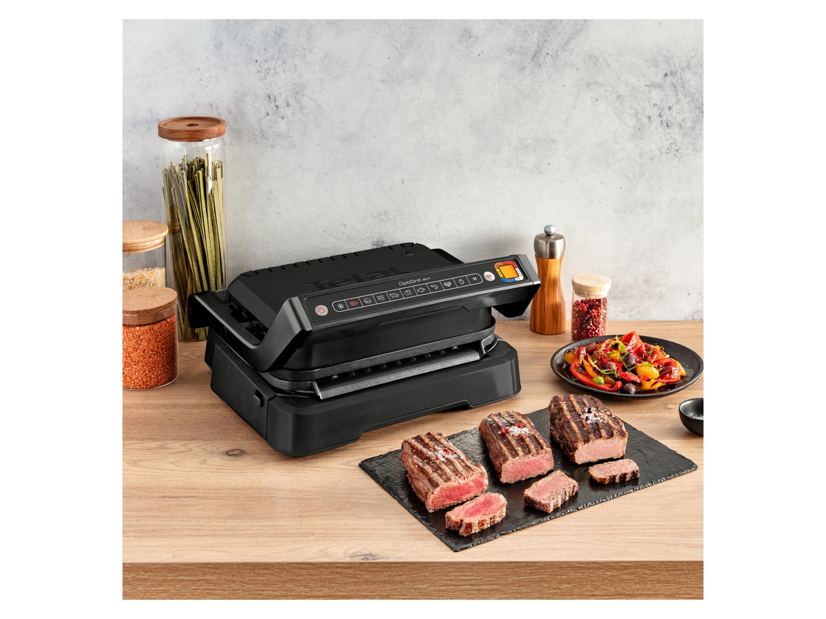 Tefal OptiGrill 4in1 Kontaktgrill schwarz GC7748 - Bild 4