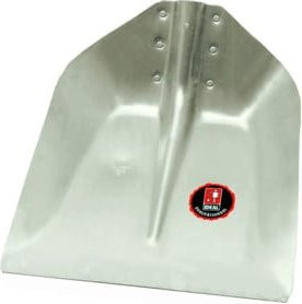 Idealspaten Hallenser Randschaufel aus Leichtmetall in Silber, Breite: 38 cm, Tiefe: 38 cm - Bild 1