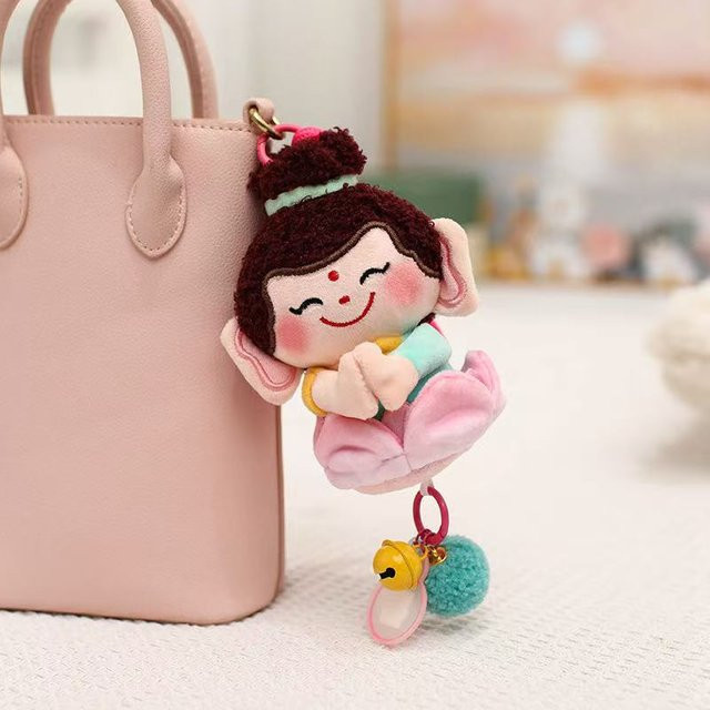 Yiran Health & Beauty Lotus Kleine Buddha Puppe, Plüschtier, 12/15cm, ab 14 Jahren - Bild 1