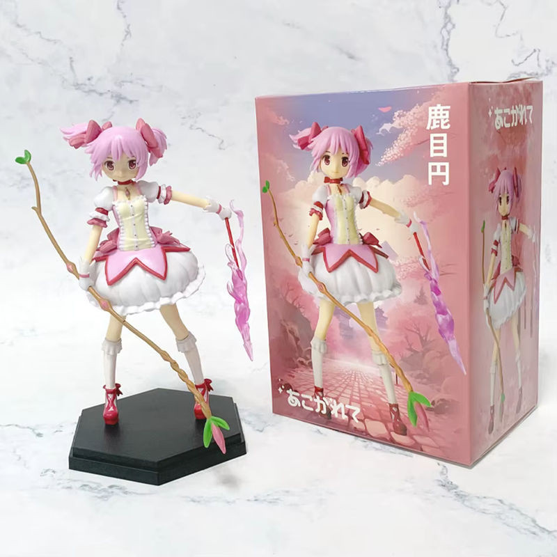 Bandai Puella Magi Madoka Magica Anime-Figur Kaname Madoka Actionfigur in Rosa, Höhe: 17-23 cm - Bild 1