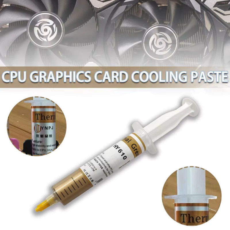 Halnziye HY610 Wärmeleitpaste Gold 30 g Silikon-Wärmeleitpaste für CPU-Wärmeübertragungen - Bild 3