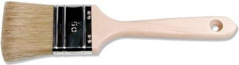 Alarm Flachpinsel aus Holz in Natur und Multicolour - Bild 1