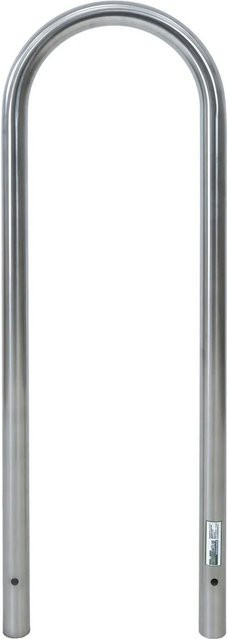 TRUTZHOLM Fahrradanlehnbügel Typ U aus Edelstahl in Silber, B: 115 cm, T: 41 cm, Durchmesser: 49 mm - Bild 1