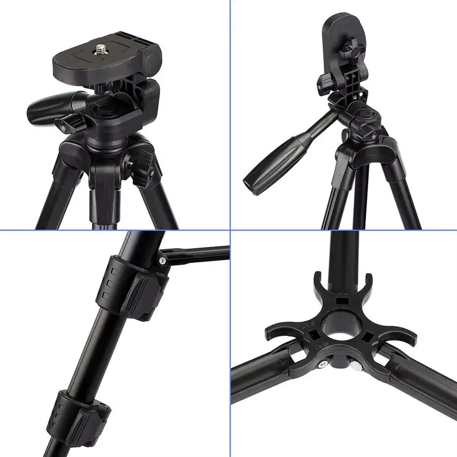 SVBONY SV101 Stativ in Schwarz für DSLR-Kameras, Video-Spektive und astronomische Beobachtungen inklusive Tragetasche - Bild 2