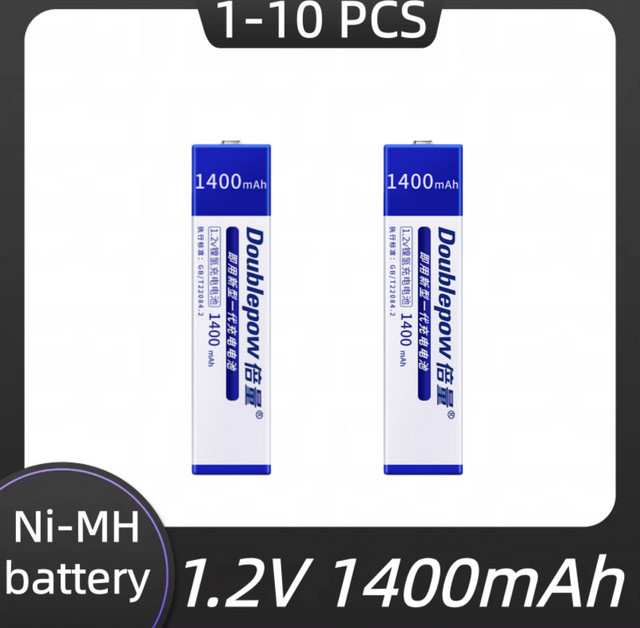 T&E NH-14WM Nickel-Wasserstoff Akku 1,2V mit 1400mAh für MD CD-Player - Bild 1