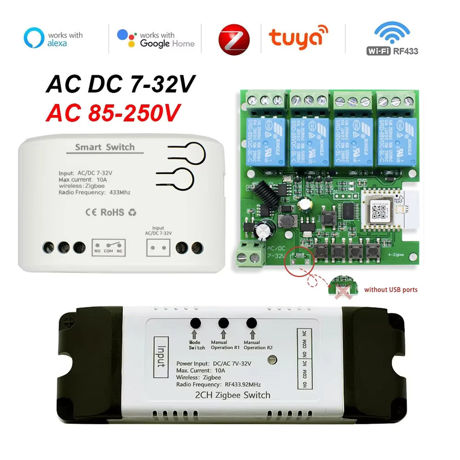 Scimagic-RC Zigbee Smart Relais-Schaltmodul in Weiß mit Fernbedienung und App-Steuerung, kompatibel mit Amazon Alexa - Bild 3