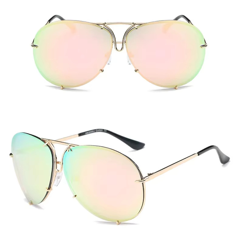 VEGA VG06 Sonnenbrille, randlos, Aviator, Metall, Damen - Bild 2