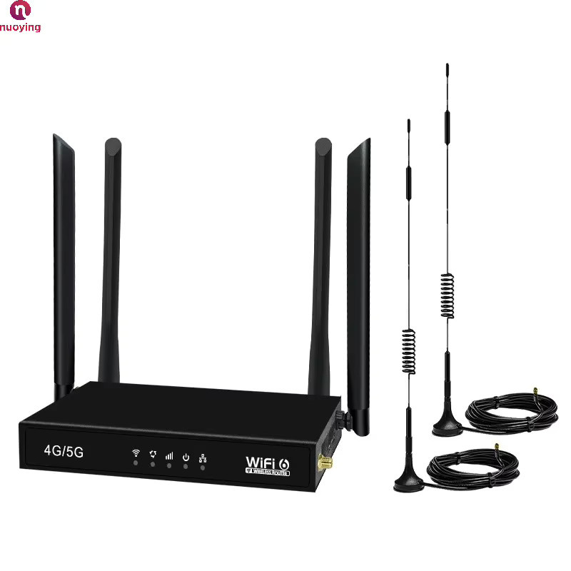 NUOYING Tragbarer 4G CPE Router mit SIM-Karten-Design in Schwarz - Bild 3