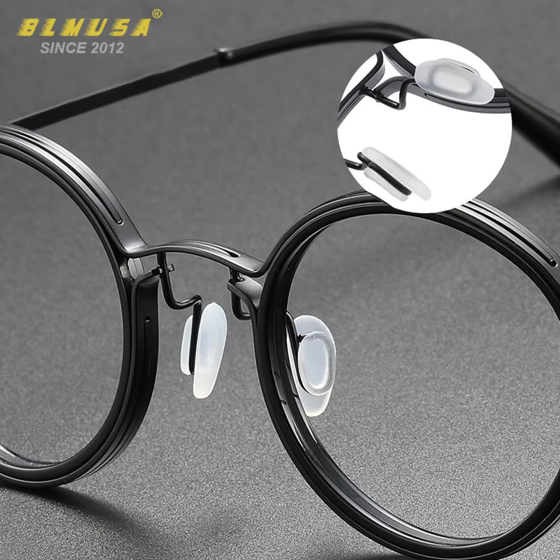 BLMUSA Lesebrille, Titan, Rund, Vollrand, Männer - Bild 3