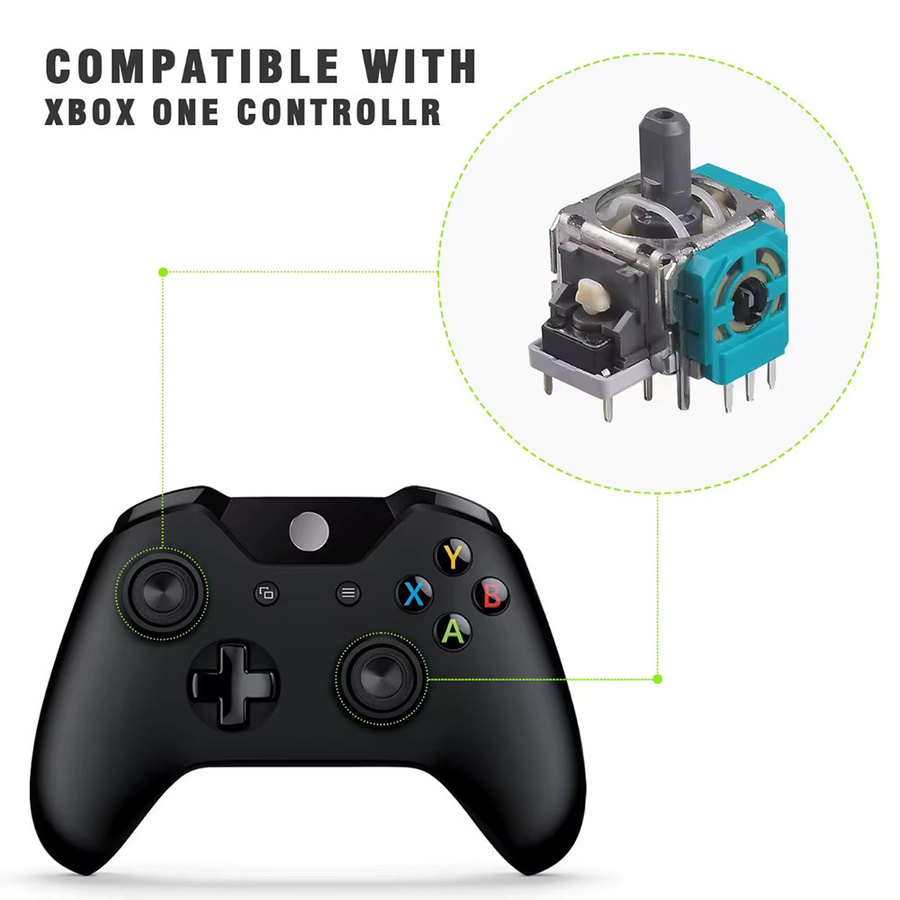 10 Stück Ersatz 3D Analog Joystick Thumbsticks Zubehör für Xbox One, Xbox Series X und Xbox Series S von BANGSHE - Bild 3