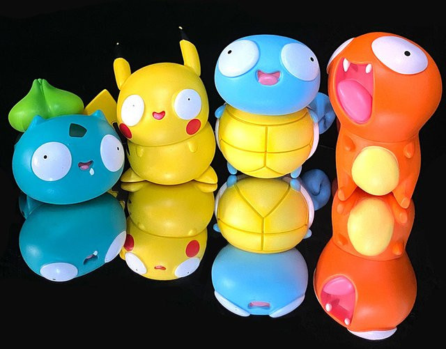 TAKARA TOMY Pokémon Pikachu Bulbasaur Squirtle Charmander, Actionfigur - Bild 1
