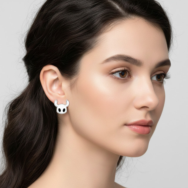 kefeng jewelry Ohrstecker, Silber, Unisex - Bild 1